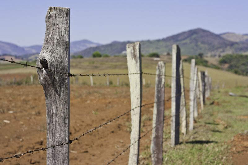 Installing Barb Wire in Spring