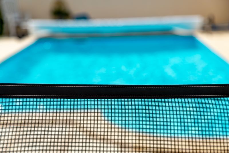Mesh Pool Barrier in Use